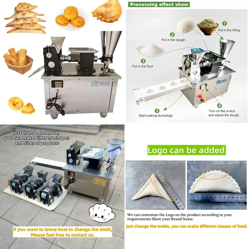 YWM Certificate Business Ideas Samosa Machine Dough Maker Spring Roll Making Machines Empanadas Machines