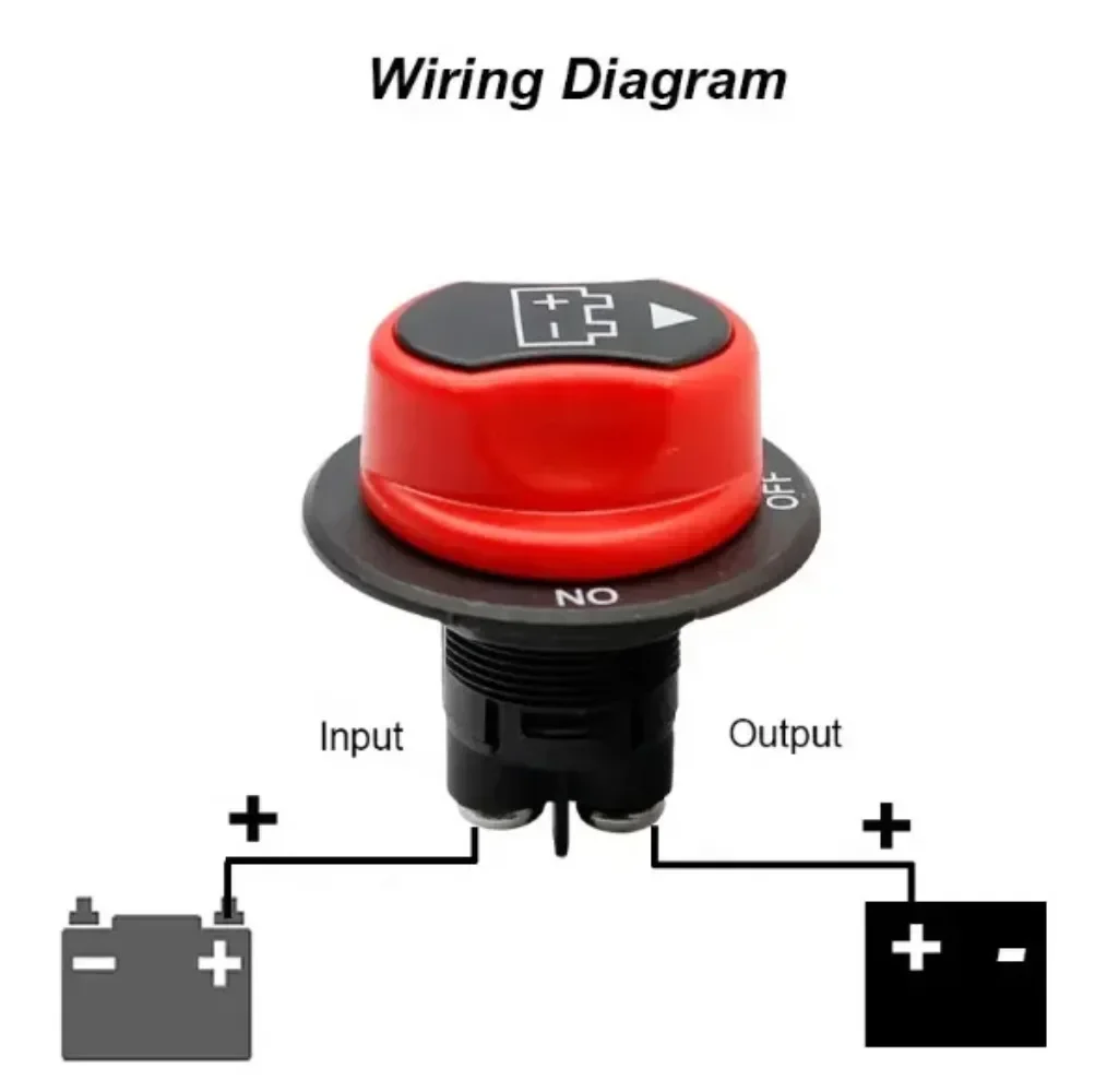 DC 12V 50A 100A 200A 300A Car Rally Battery Switch Disconnecter Power Isolator Cut Off Switch Kit For Truck Car Motorcycle Boat