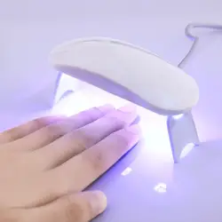 Portable Nail Dryer Lamp UV LED Nail Light For Curing All Gel Polish USB Rechargeable Quick Dry Manicure Machine Nail Art Tools