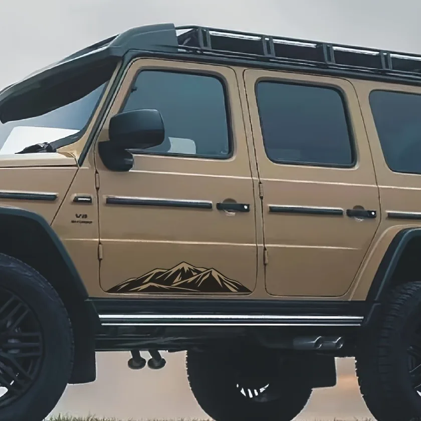 

Creative Mountain peak Auto Sticker For Jeep Sticker Large Vinyl Military Hood Graphic Body Fits Most Vehicles