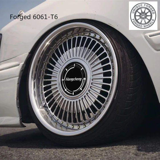 2026 New Aftermarket Deep Lip Forged Car Rims 2-piece 18 19 20 21 22 23 24 25 26 Inch Big Lip Edge Wheels