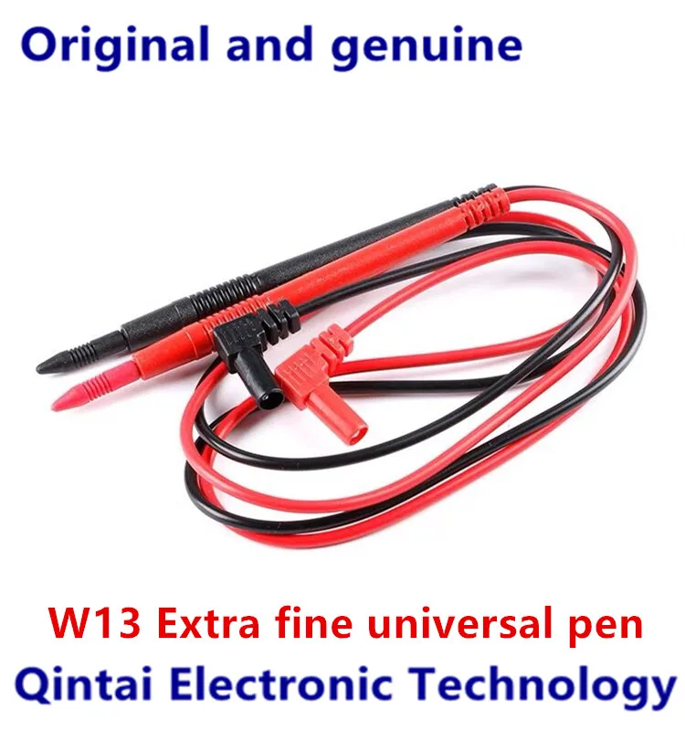 ปากกามัลติมิเตอร์ของช่างซ่อมเข็มทองแดงชุบทองคมและละเอียดมาตรวัด W13ลวดปากกาที่ละเอียดมาก