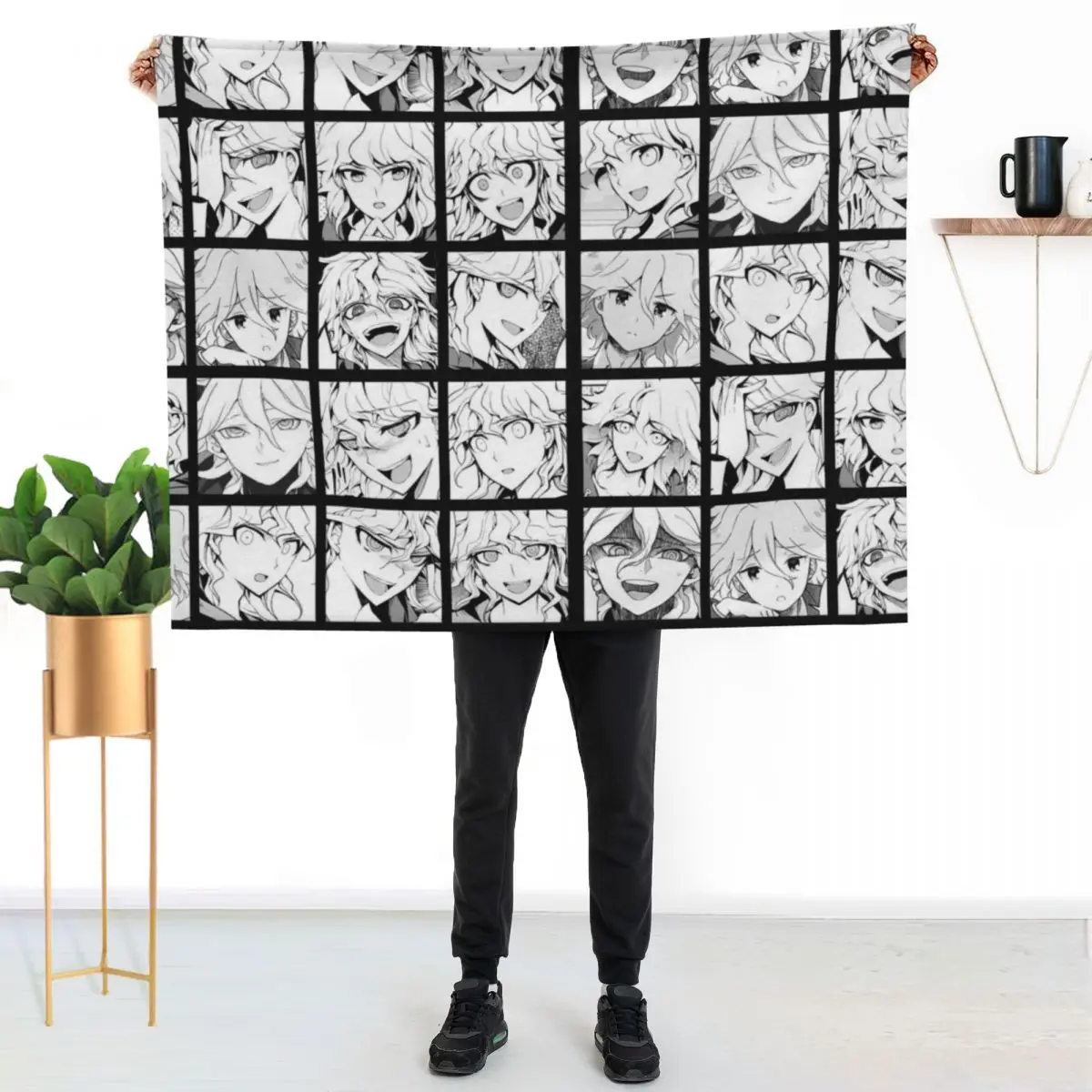 

Nagito Manga Collection Throw Blanket Soft Warm Blanket Gift for Grandparents
