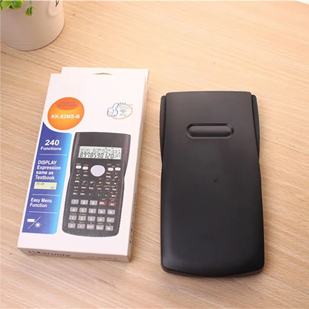 Scientific Calculator Calculation Device Durable Education Calculating Tool Lid Design Simple Operation Stable Performance
