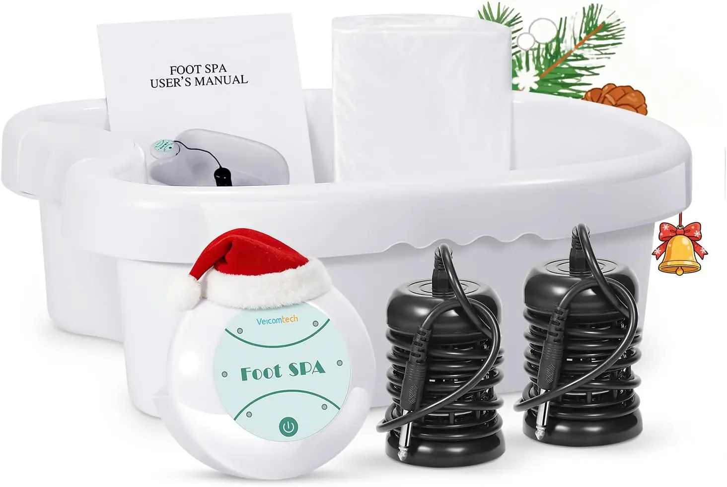 

Ionic Foot Detox Machine with 2 Arrays & 100 Liners for Home Salon Spa Use