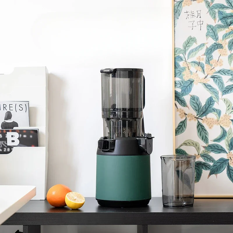 220V Slow Juicer Cold Press Extractor Filter Free Easy Wash Electric Fruit Juicer Machine Large Caliber Commercial