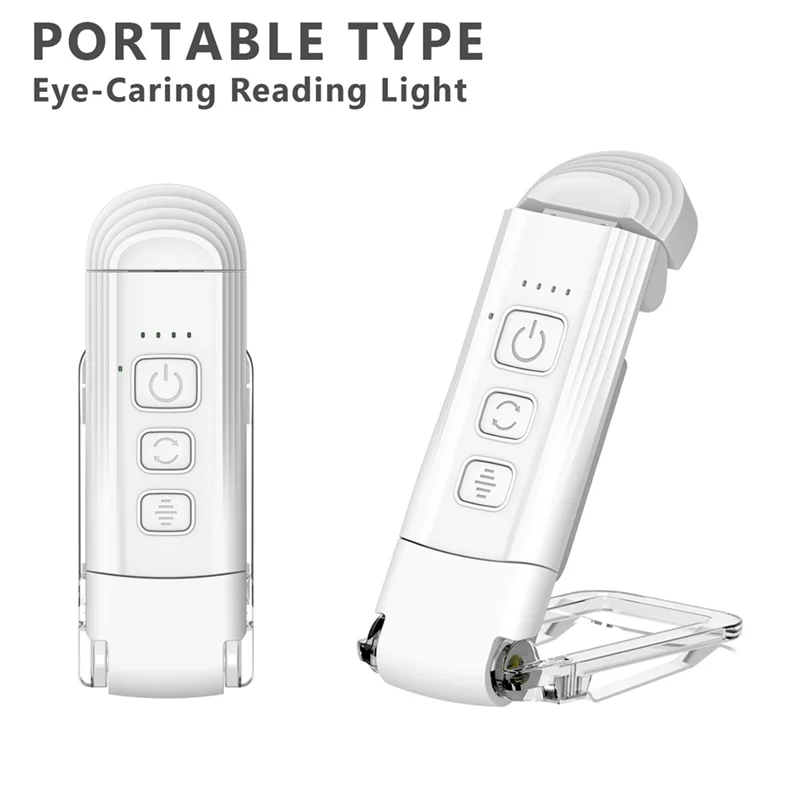 

AA63 HOT USB Book Clip Light Folding Reading Light Student Eye Protection Light Desk Lamp Card Light Night Reading Light
