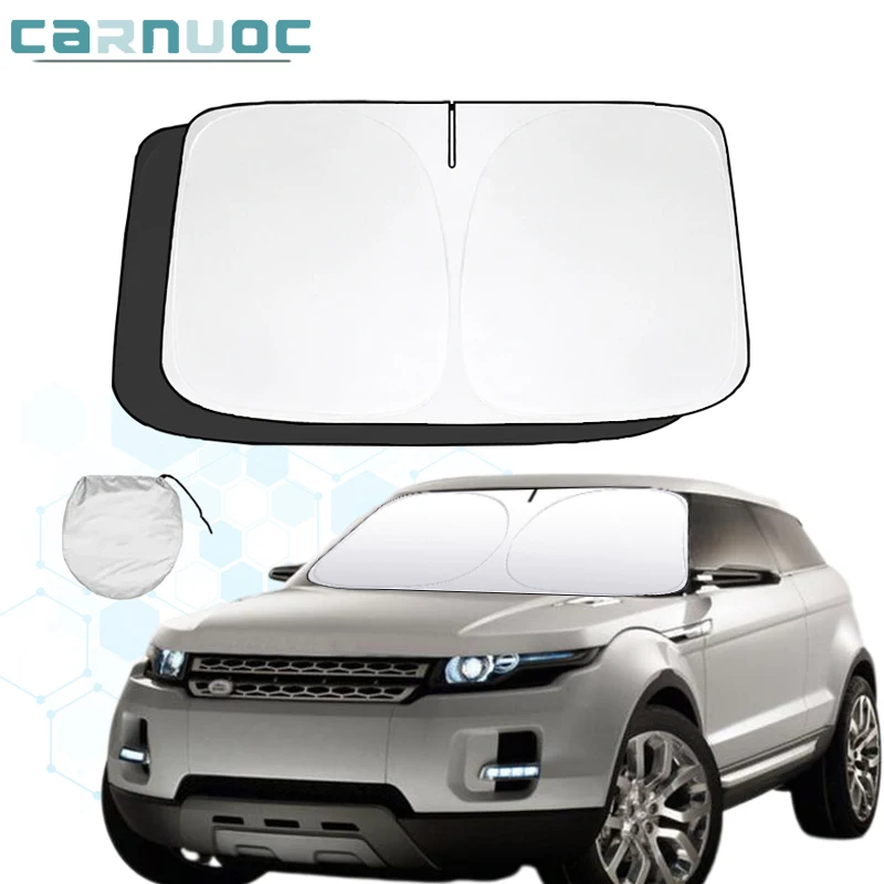 For Land Rover Evoque 2012-2023 Car Window Sunshade Cover Sun Shade Windshield Visor Protector Windscreen Styling Accessories