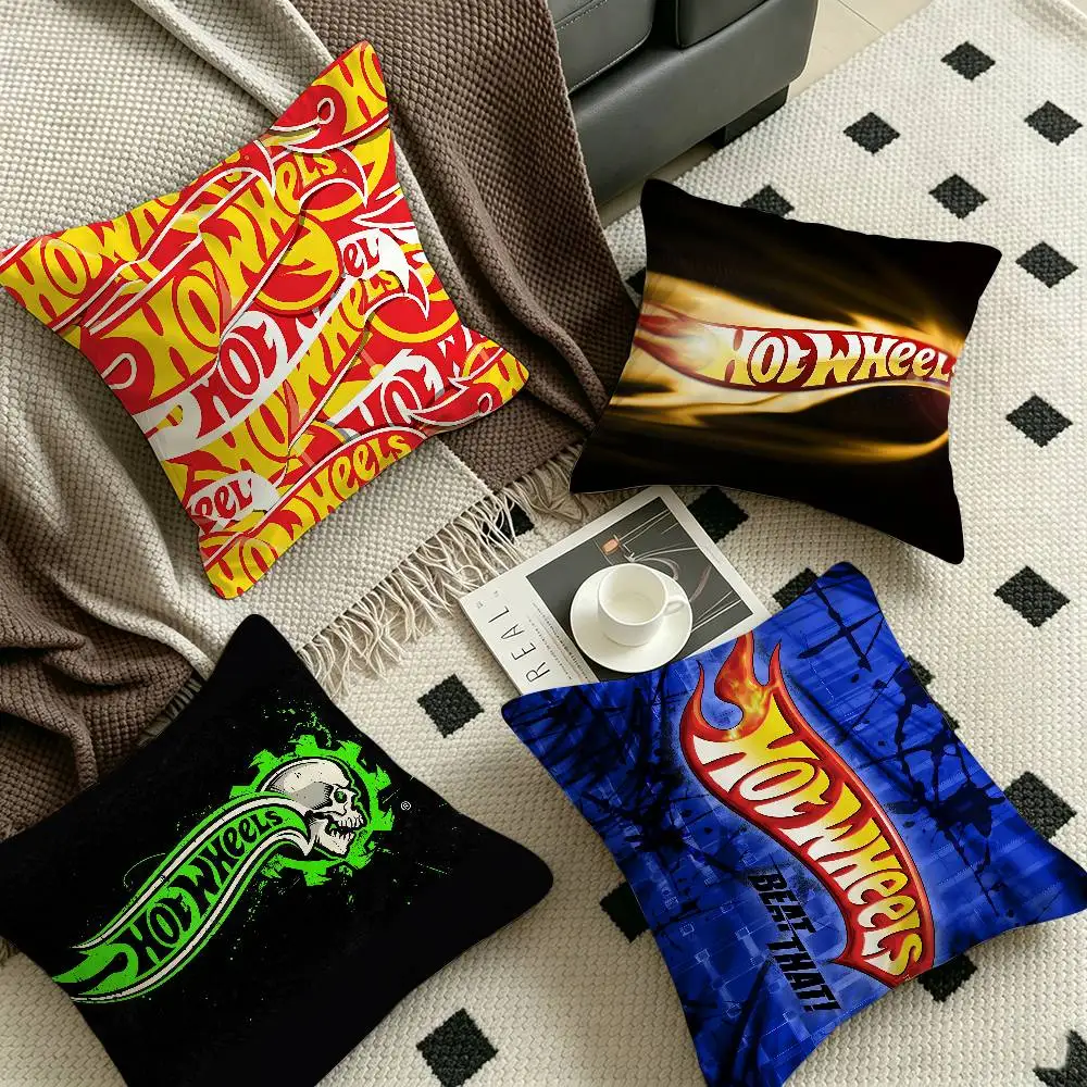 H-Hot Wheels Pillow Anime Pillow Sofa Bed Head Pillow Cover Cushion Cover 45x45 cm Fashion
