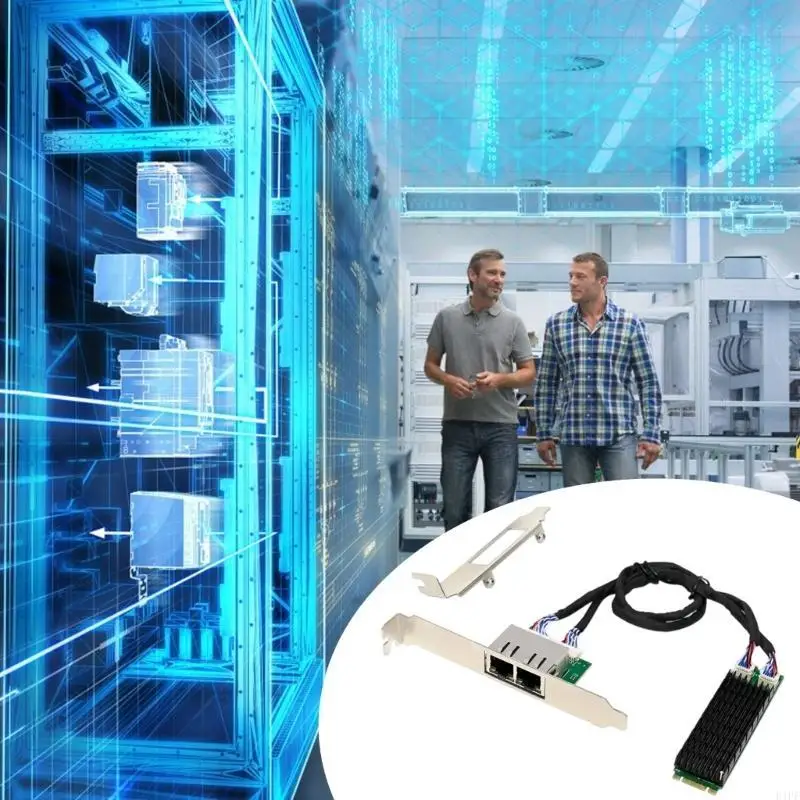 E1pf i210At dois adaptadores lan gigabit lan m.2 b+m slot chave para sistemas PC