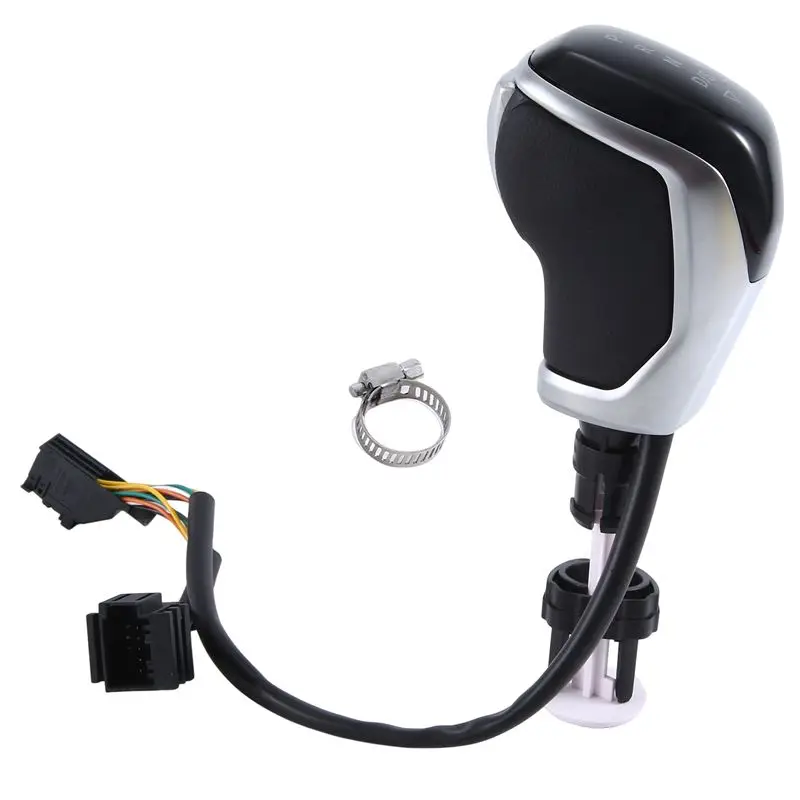 

WF-White LED Gear Shift Head For CC Jetta Golf MK6 MK7 Tiguan Passat Sagitar Electronic Shift Handle Accessories