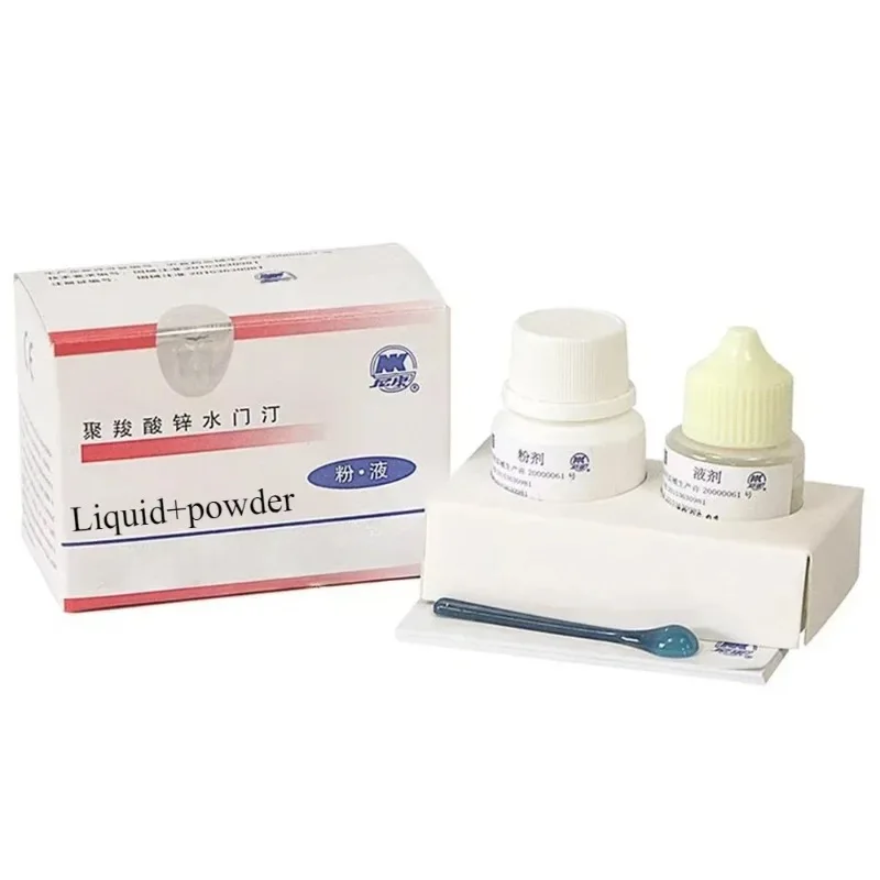 Dental Cement Kit Zinc Polycarboxylate Extra Strong Bonding for Crown & Dental Prosthesis 1/2/3 Set Option