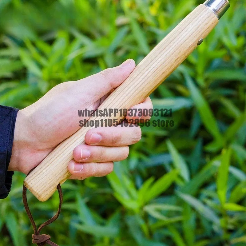 Small stainless steel hoe Portable short wooden handle hoe, vegetable planting tool for growing flowers