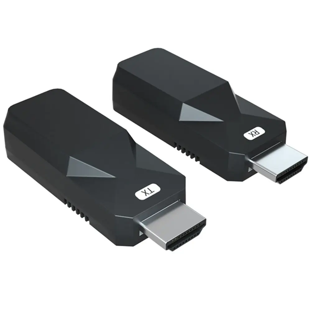 

Laptop 1080P Over Cat5e/Cat-6 RJ45 to HD Converter 60m HDMI-compatible Extender Transmitter Receiver