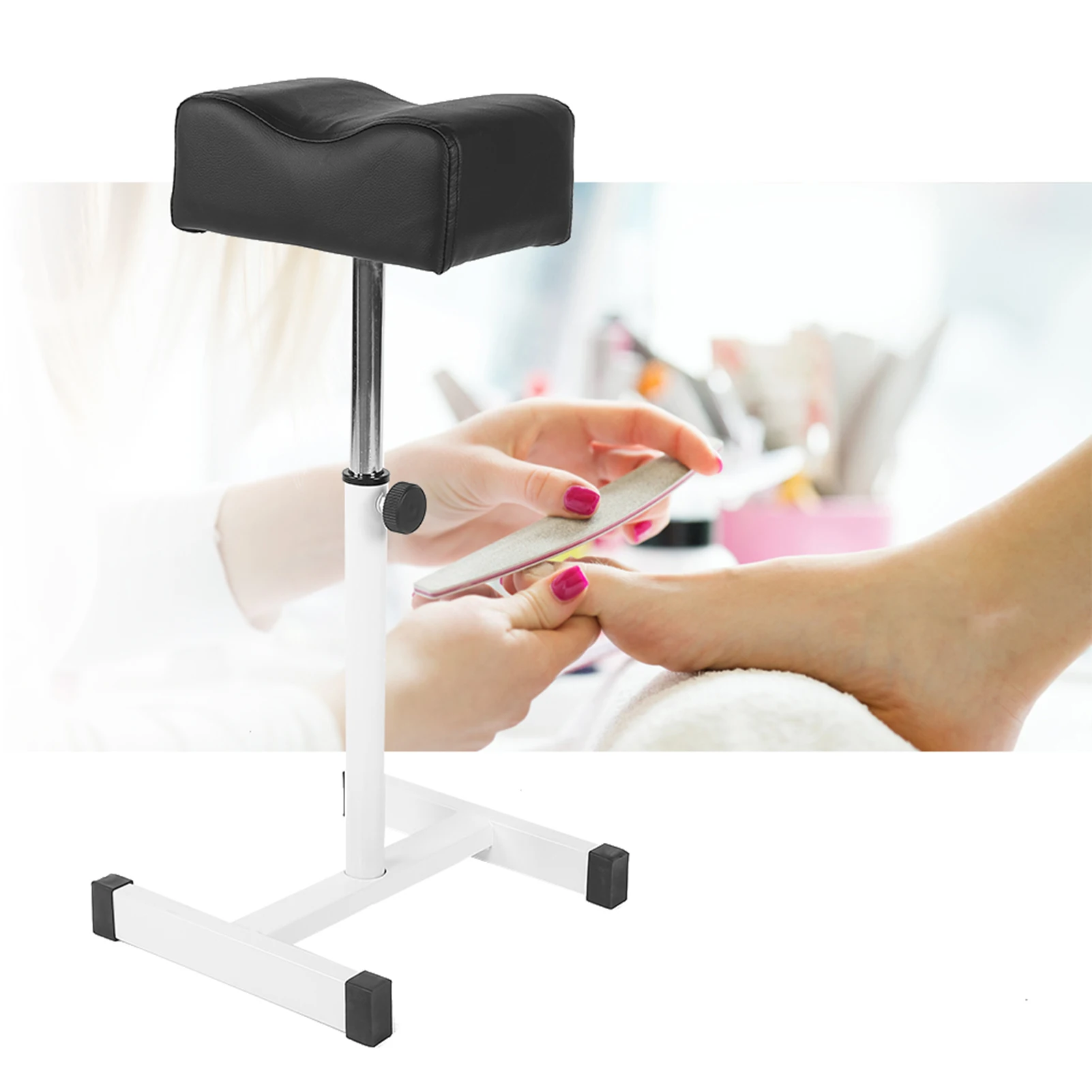 Manicure Footrest Adjustable Pedicure Nail Footrest Manicure Foot Rest Desk Salon Spa Equipment Pedicure Footrest Nail Footrest