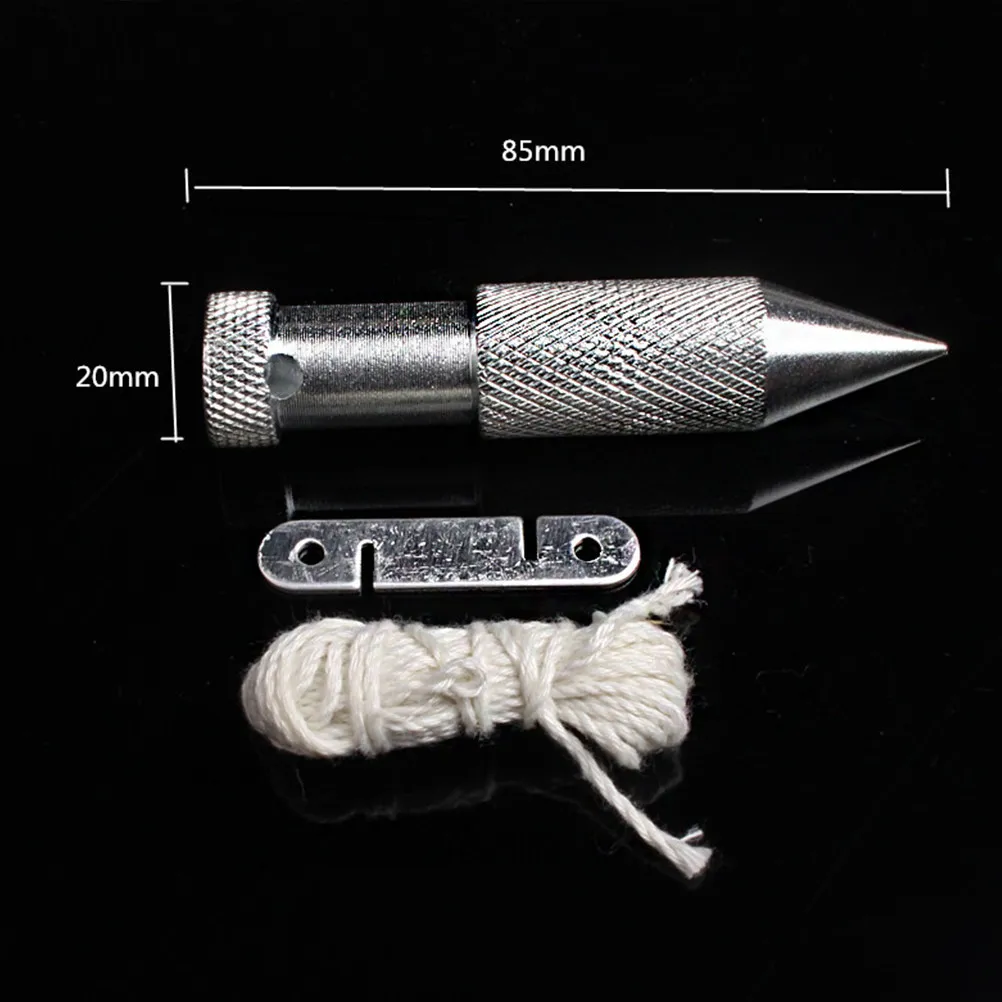 2Pcs Vertical Hammer Building Measuring Tool Alloy Steel Self-Locking Suspension Stability Magnetic Drop Hammer for Wood and