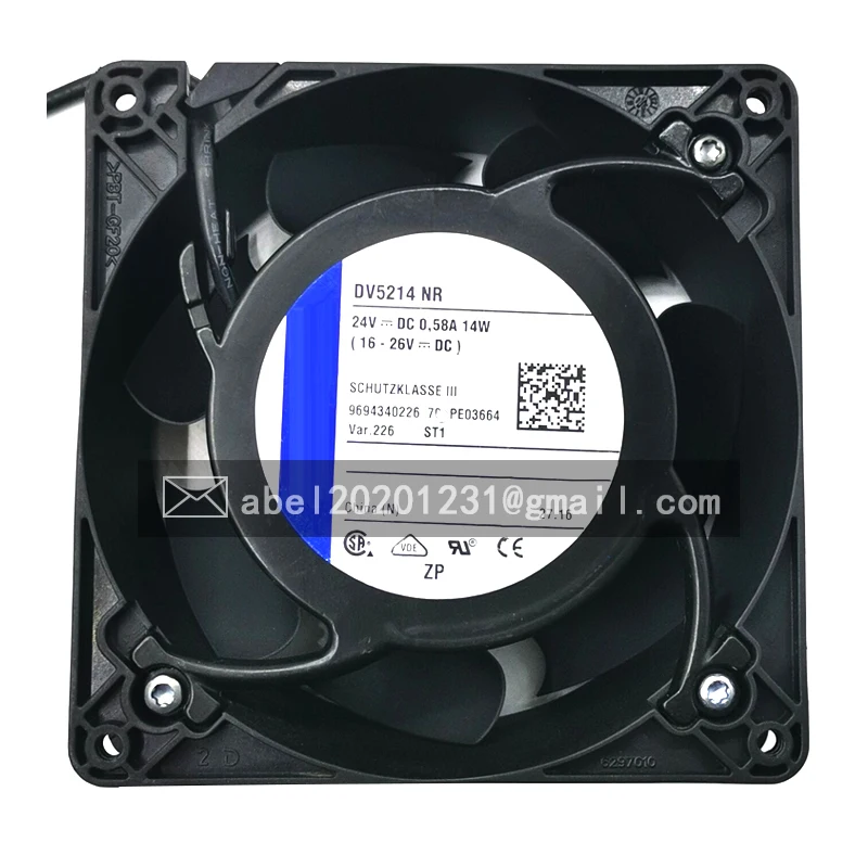 

BRAND NEW DV5214NR DV5214 NR DV 5214NR DC 24V 0.58A 14W ORIGINAL COOLING FAN COOLER 127*127*38MM 12738