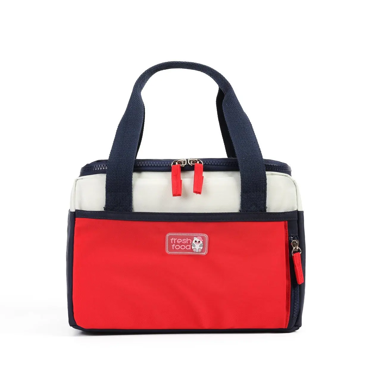 

New portable bento bag with large capacity aluminum foil insulation, mother and baby back milk bag, fashionable small lunch bag