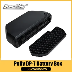 ChamRider-Polly 7 Ebike Battery Box, Battery Case, Housing, Downtube, Polly 7, 52V, 36V, 10S7P, 13S6P, 14S5P, 70, 21700 Cells