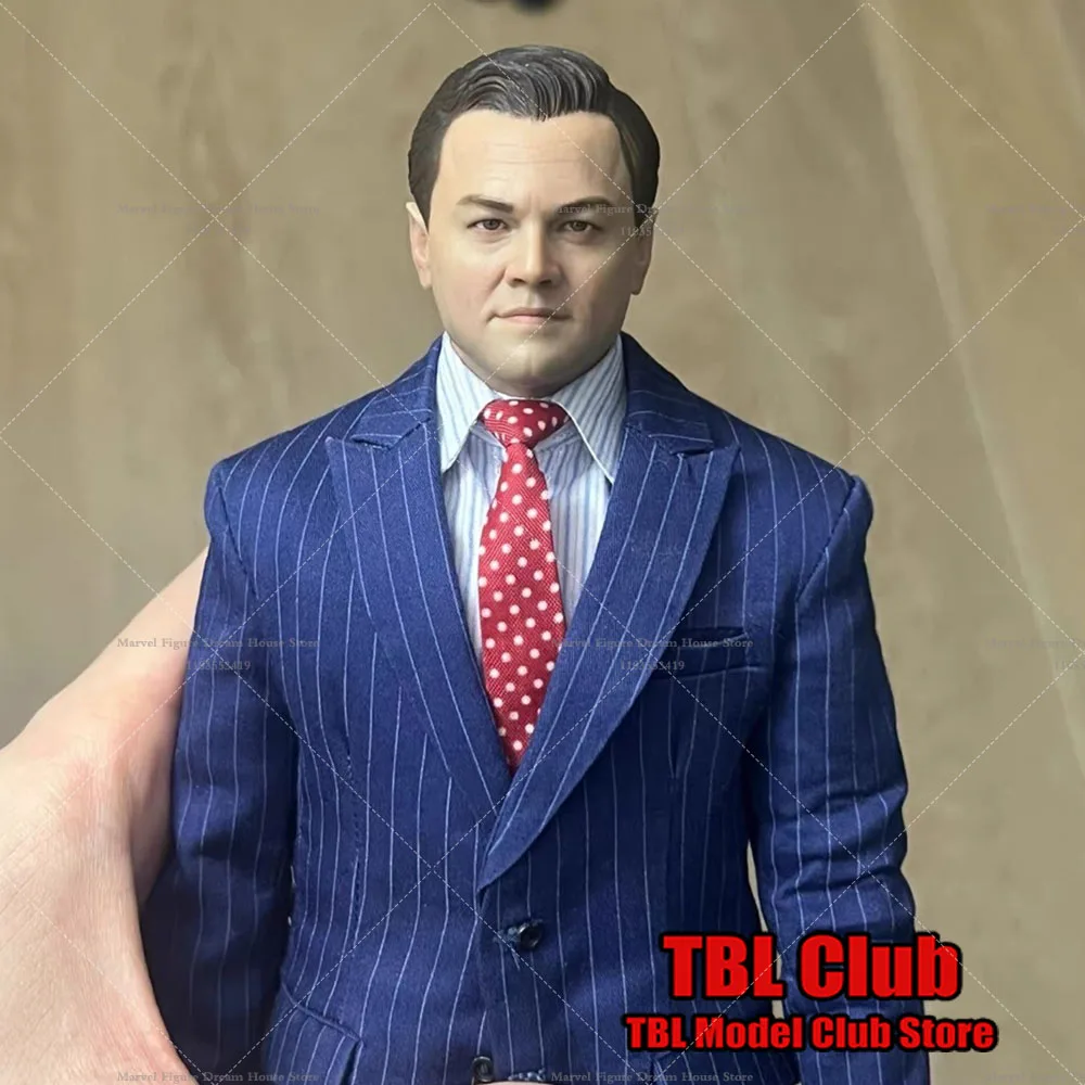 

Mars Toys MAT007 1/6 Scale 12'' Full Set Action Figures - the Wolf of Wall Street Leonardo Striped Suit Male Soldier Model Doll