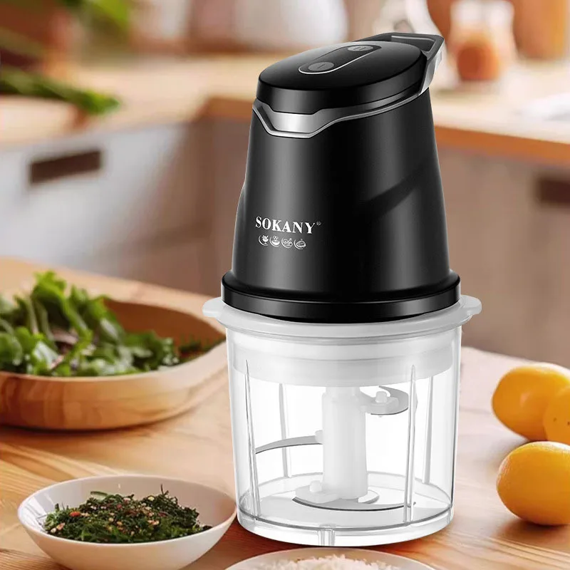 Cross-border small household garlic chopper, 0.7L home blender, grinder, meat mincer, 300W