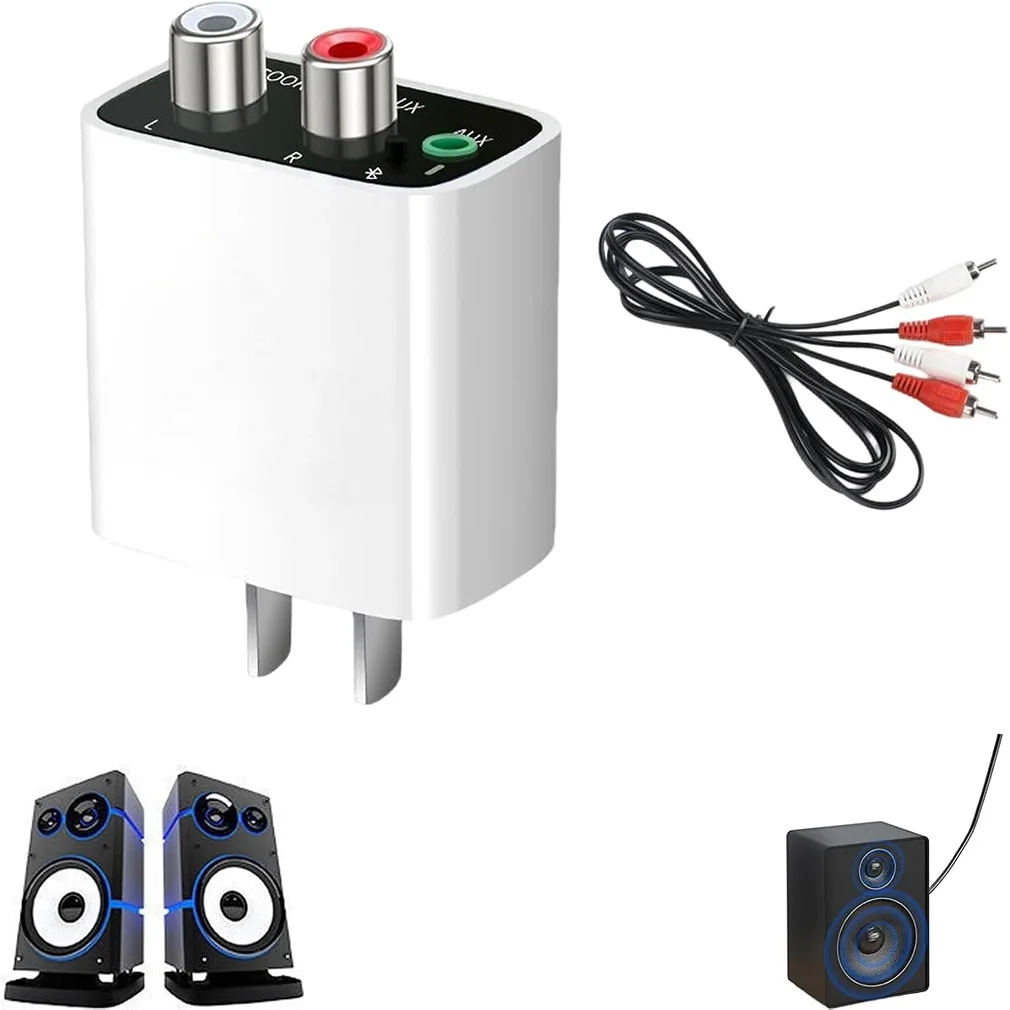 Picture 4: Bluetooth Receiver Wireless Audio Transmitter Support U-Disk Play Quick Charge For Earphone TV IR APP Control Old Stereo Speaker