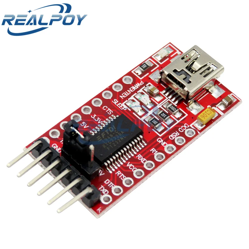 FT232RL FTDI USB 3.3V 5.5V to TTL Serial Adapter Module for Arduino FT232 Mini Port