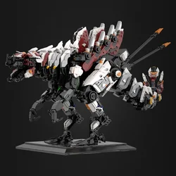 MOC Forbidden-Wests Slaughterspine Beasts Model Building Blocks Horizoneds Dinosaur Red Eyed Observer Bricks Toy Children Gift