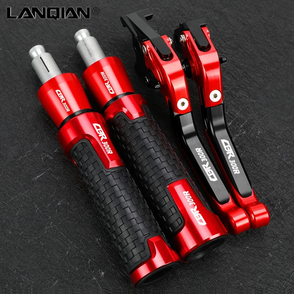 

Motorcycle Foldable Brake Clutch Levers 22MM 24MM Handlebar Knobs Handle Grips Ends For Honda CBR300R 2014 -2022 2023