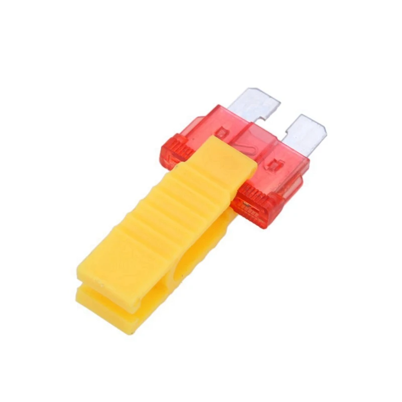 4X Car Automobile Fuse Puller Extraction Tools For Car Fuse (Yellow)