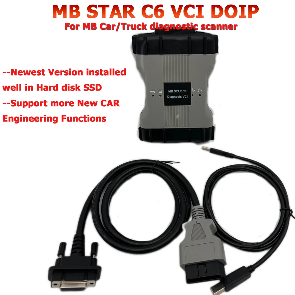 

V03/2025 DOIP MB STAR C6 MB автомобильный сканер без ограничений инженер-лицензия DTS Vediamo программатор SDconnect C6 Wi-Fi автомобильный диагностический инструмент