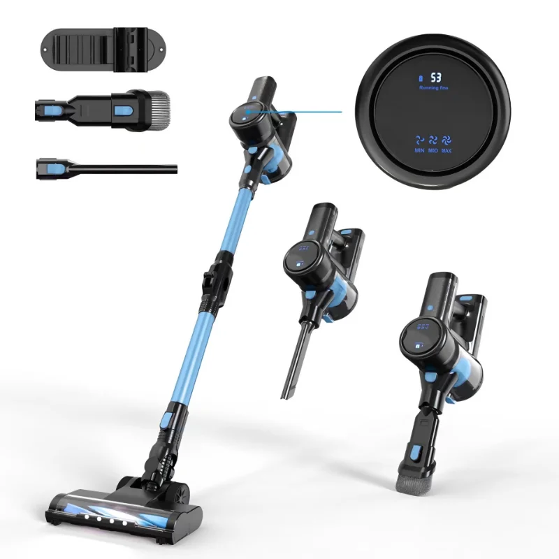 

250W Cordless Vacuum Cleaner Handheld Powerful Suction for Home Carpet, Rechargeable Lightweight Portable Stick Vacuum Cleaner