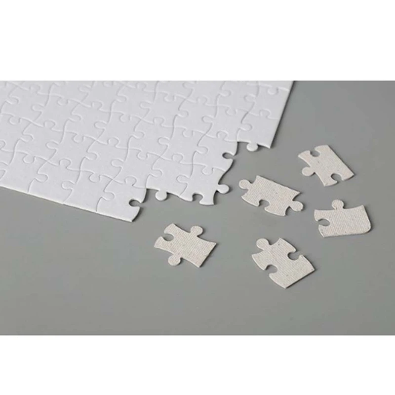 10Pcs/Lot DIY Blank Sublimation Heart Shaped Paper Picture Puzzle Heat Press Transfer Crafts Puzzle Household Products