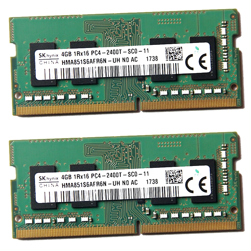 SK hynix DDR4 4GB 2400MHz RAM 1Rx16 PC4 - 2400T 1.2V Laptop memory SODIMM Mini host