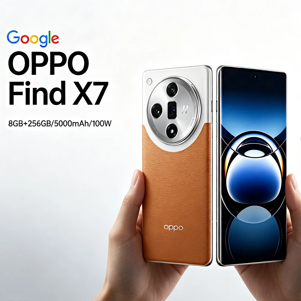 OPPO Find X7 5G fashion smart under-screen fingerprint/facial recognition unlock phone 50MP/64MP/32MP/8GB+256GB/5000mAh/NFC