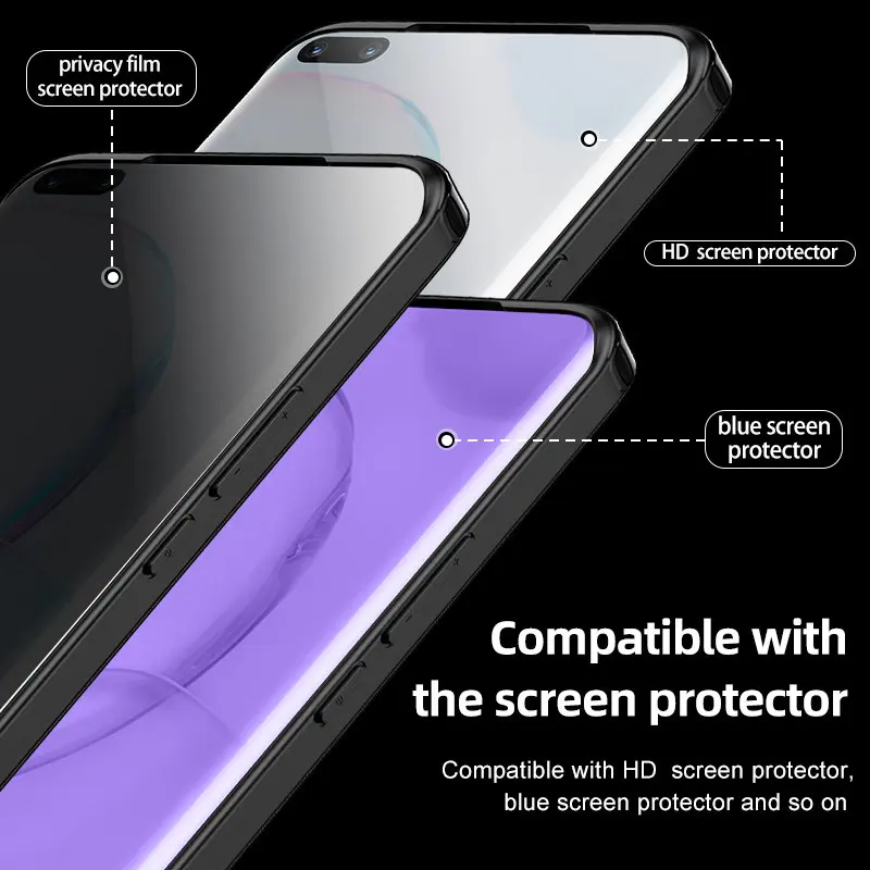 Honor Magic5 Ultimate Case Shockproof Matte Hard Cover Crystal Clear Phone Case Soft Bumper for Honor Magic 5 Ultimate 5G