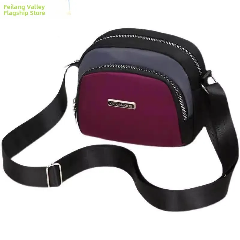 Women's Oxford Cloth Chest Bag - usage example