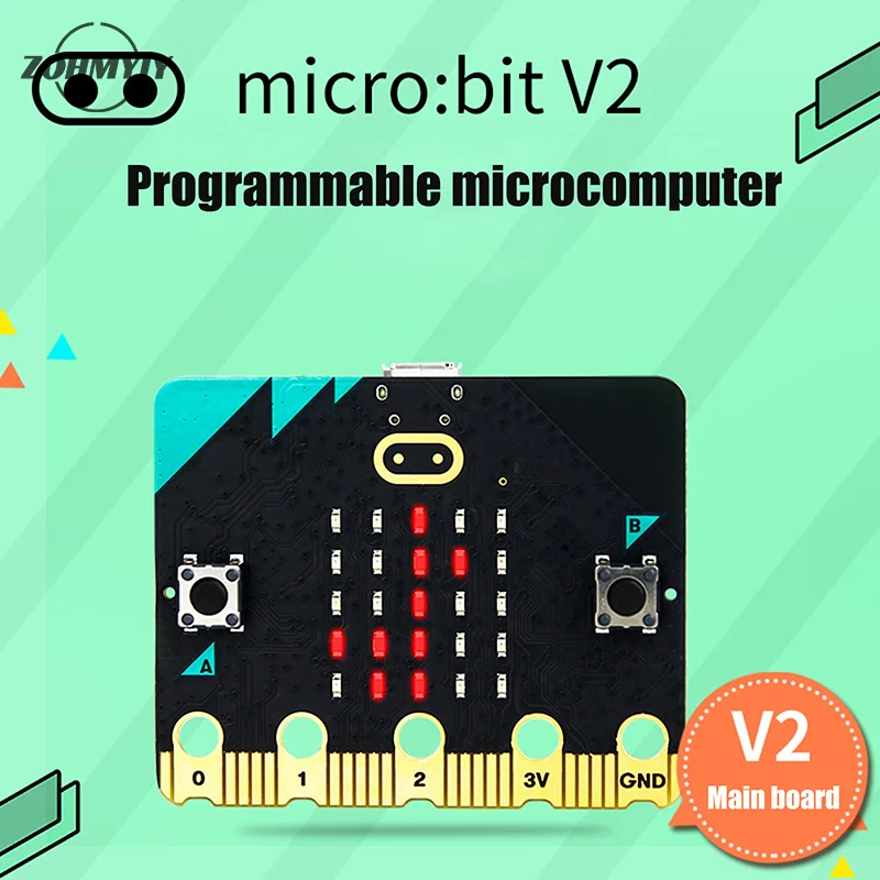 

1PC Micro Bit V2 Micro Bit Go Edition BBC Microbit For Kids DIY Development Board BBC Microbit V2.0Board