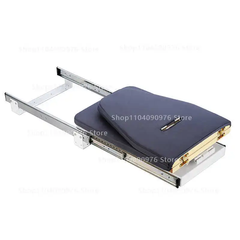 

Foldable Ironing Board Rack Aluminum Metal Retractable Rotary Ironing Board with Built-in Hidden Damping Guide