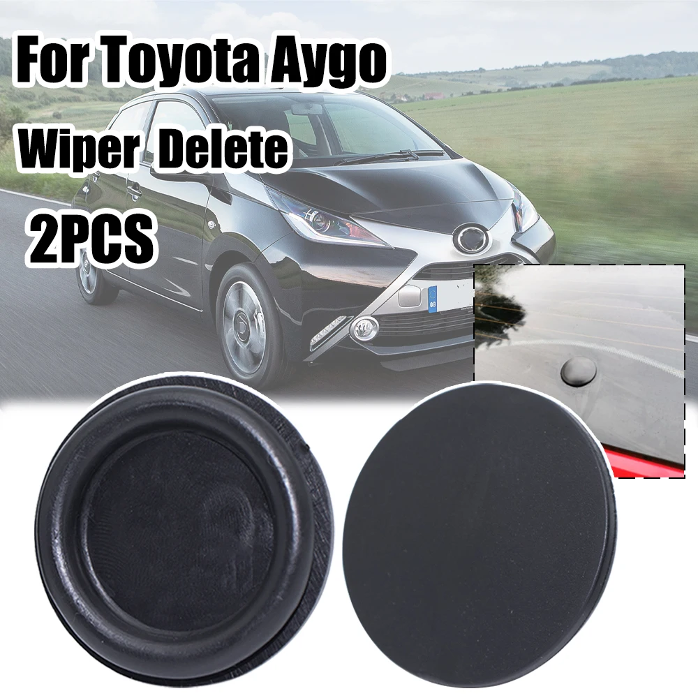 

2PCS 37MM For Toyota Aygo Car Rear Windshield Wiper Arm Delete Bung Grommet Blade Rubber Plug Waterproof Block Off Tailgate 28MM