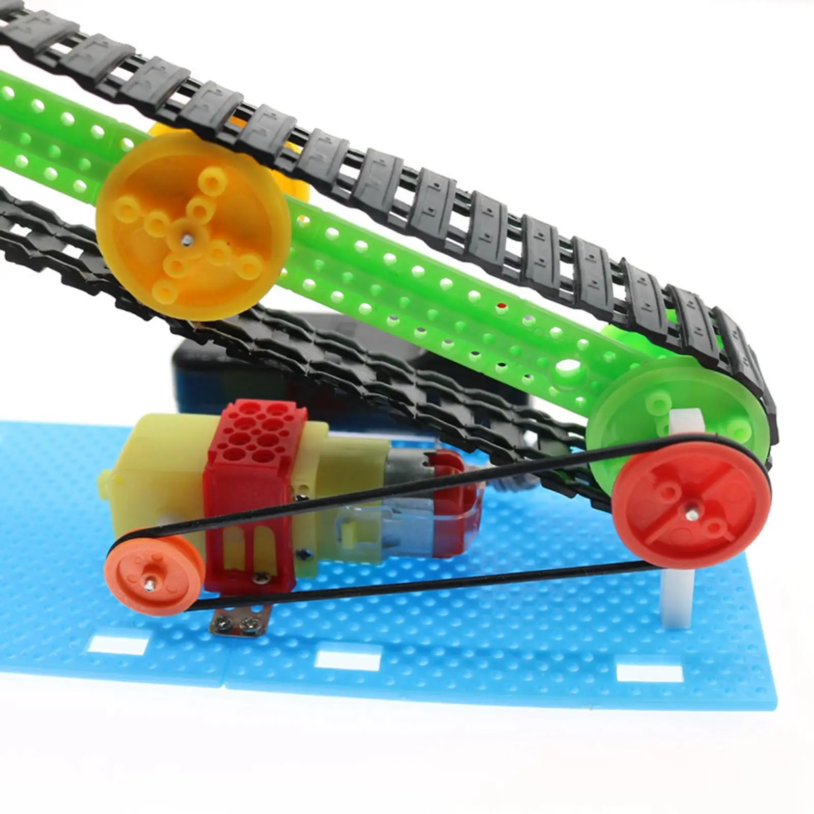 

DIY Electric Conveyor Model Lift Creativity Science Experiment Kits for Kids Gift Beginners Children Birthday Gifts