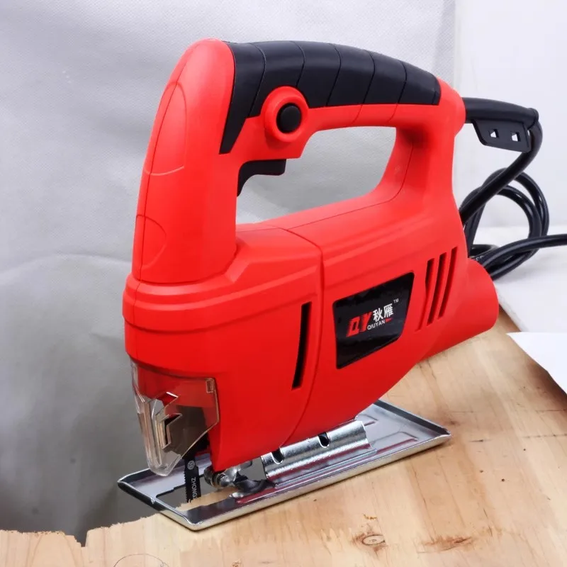 Multi functional household electric curve saw 6 Variable Speed Electric Saw Jigsaw Adjustable Angle Cutting Metal Wood Aluminum