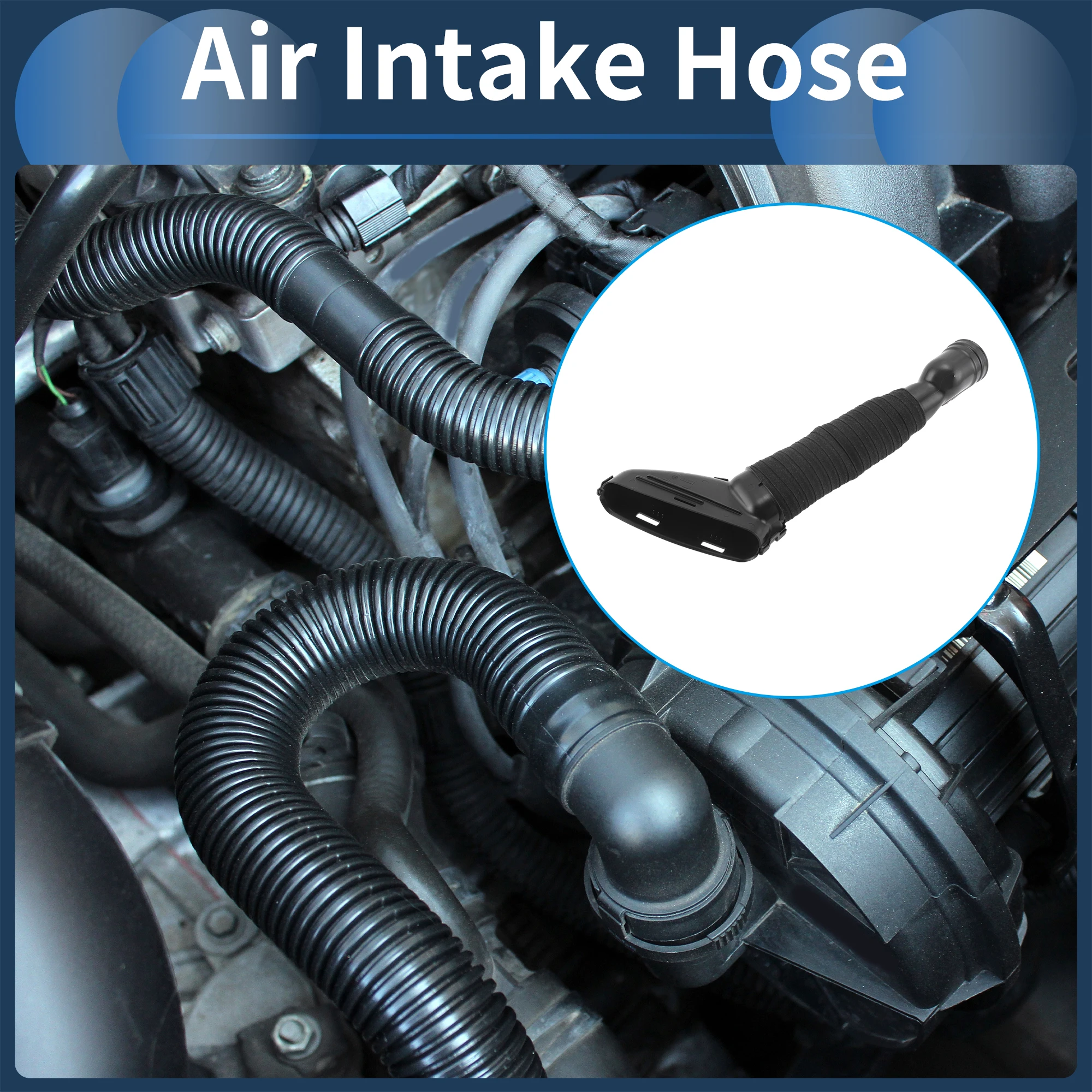 

UXCELL Engine Air Intake Hose for Mercedes Benz Air Cleaner Intake Hose No.6420948597