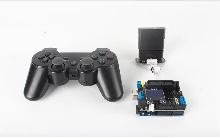 2,4g kabelloser Gamepad-Joystick für ps2-Controller mit Empfänger Dualshock-Gaming-Freude für Arduino-Roboter-DIY-Kit Programmier bares Kit – Detail 17