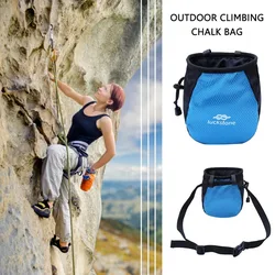 Magnesium Powder Bag Waterproof Polyester Chalk Bag Adjustable Storage Climbing Magnesium Powder Bag for Climbing Weightlifting