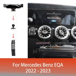 Car Phone Holder Mobile Mount Stand For Mercedes-Benz EQA 117 C118 2022-2023 Adjustable GPS Special Navigation Bracket Accessori