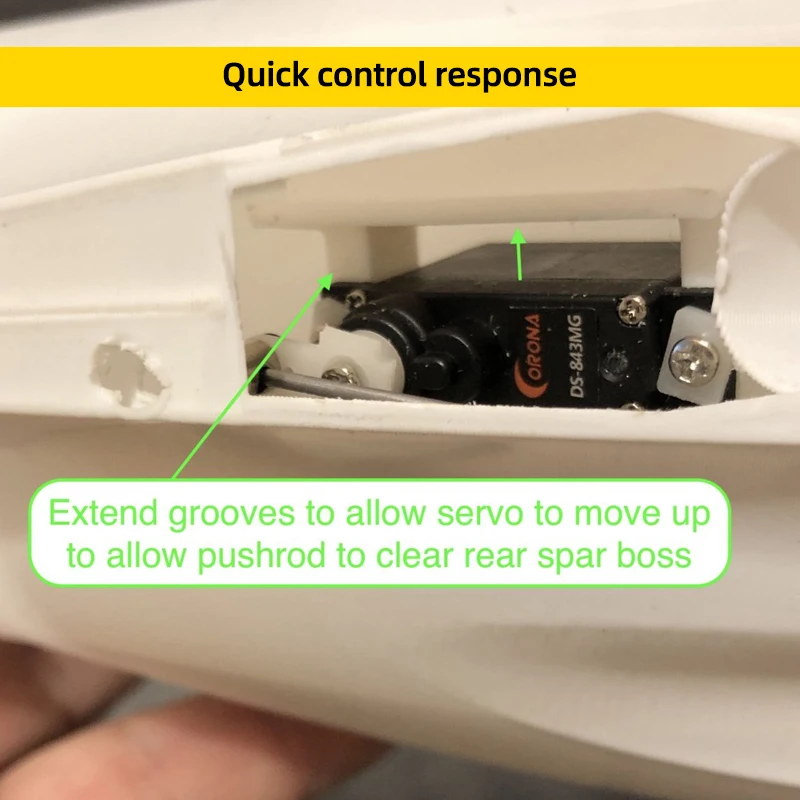 4 pçs corona ds843mg servo digital de alto torque metal engrenagem servo 4.8kg/0.10sec/8.5g para avião rc helicóptero carro robô