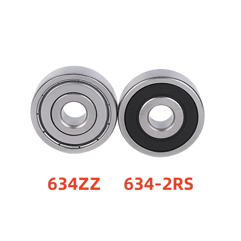 

miniature bearings 634ZZ 634-2RS 4*16*5mm deep groove ball bearing 634Z 634 -2Z 634RS 4x16x5 mm