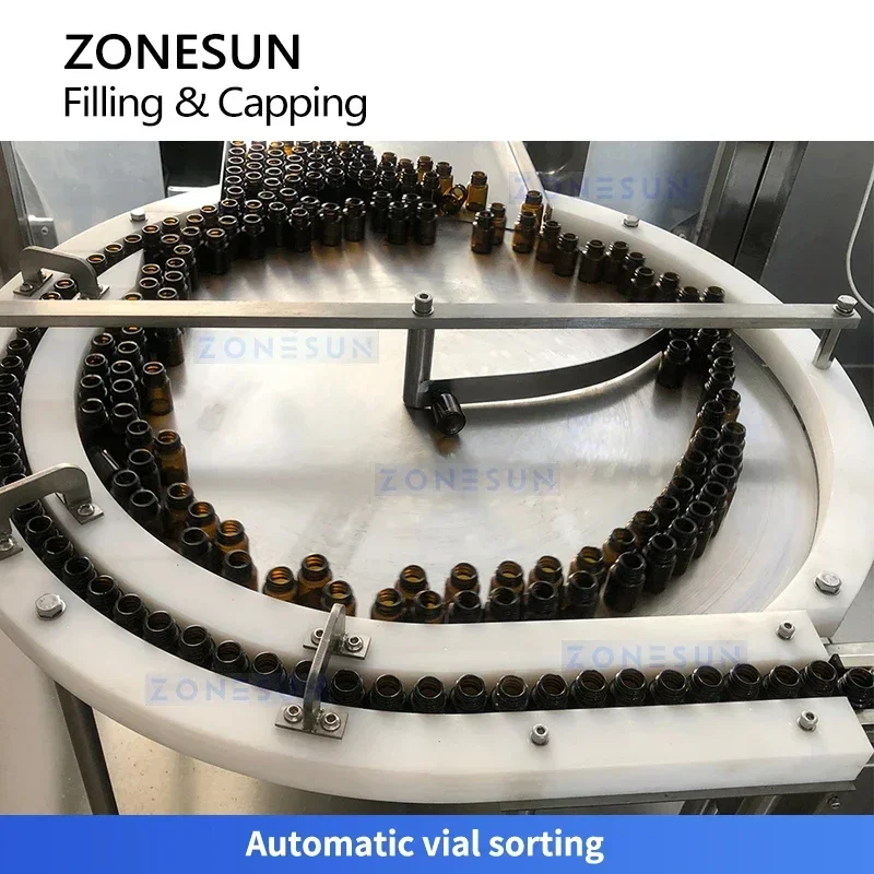 ZONESUN ZS-FJFC2 Macchina automatica per il riempimento e il tappo dei fiale in polvere per bottiglie di laboratorio e farmaceutici