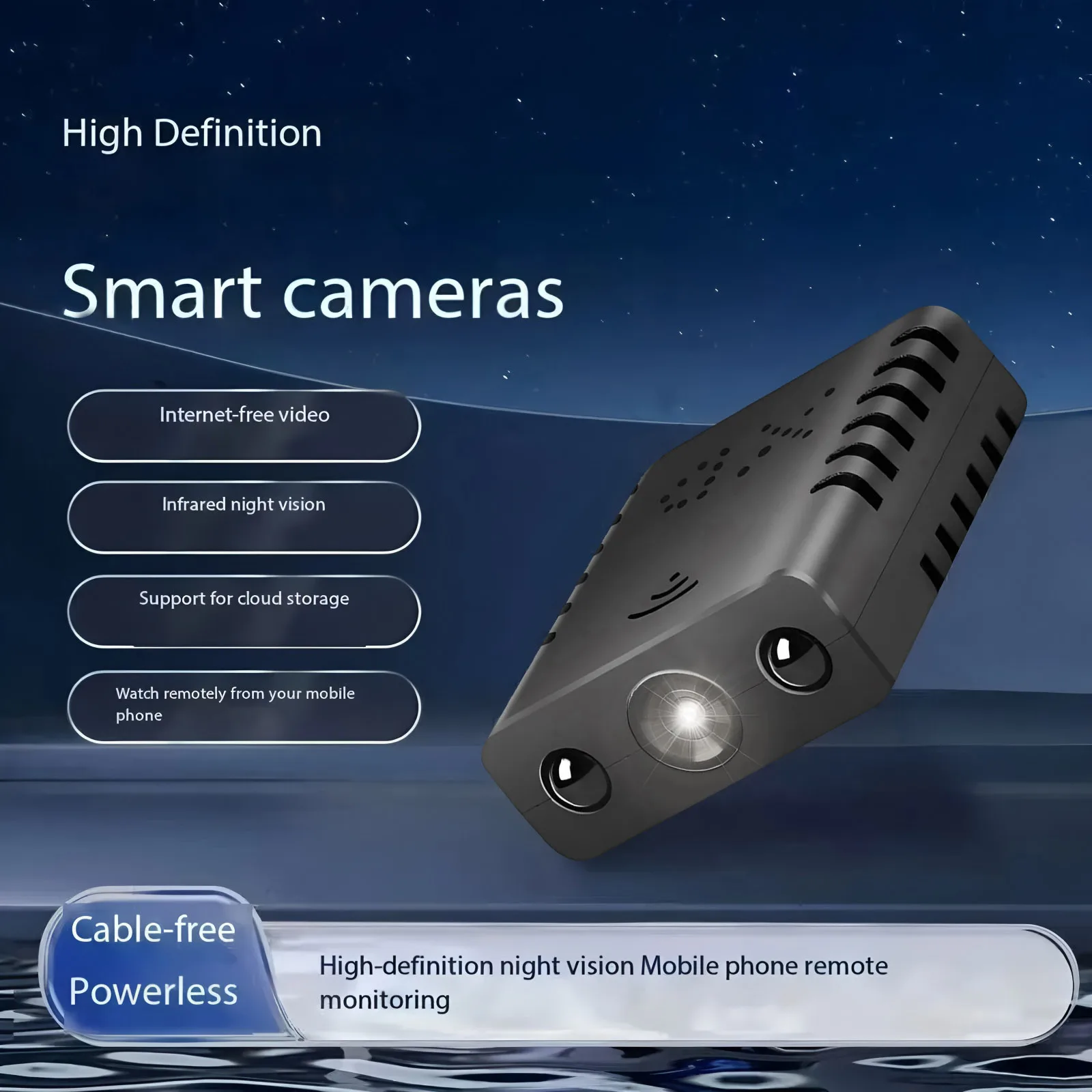 2.4G WiFi XD Smart Camcorder HD 1080P Mini Camera Smallest Mini Camcorder Micro Camera Suport max 128GB TF Card